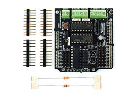 PICAXE Instant Robot Shield - top